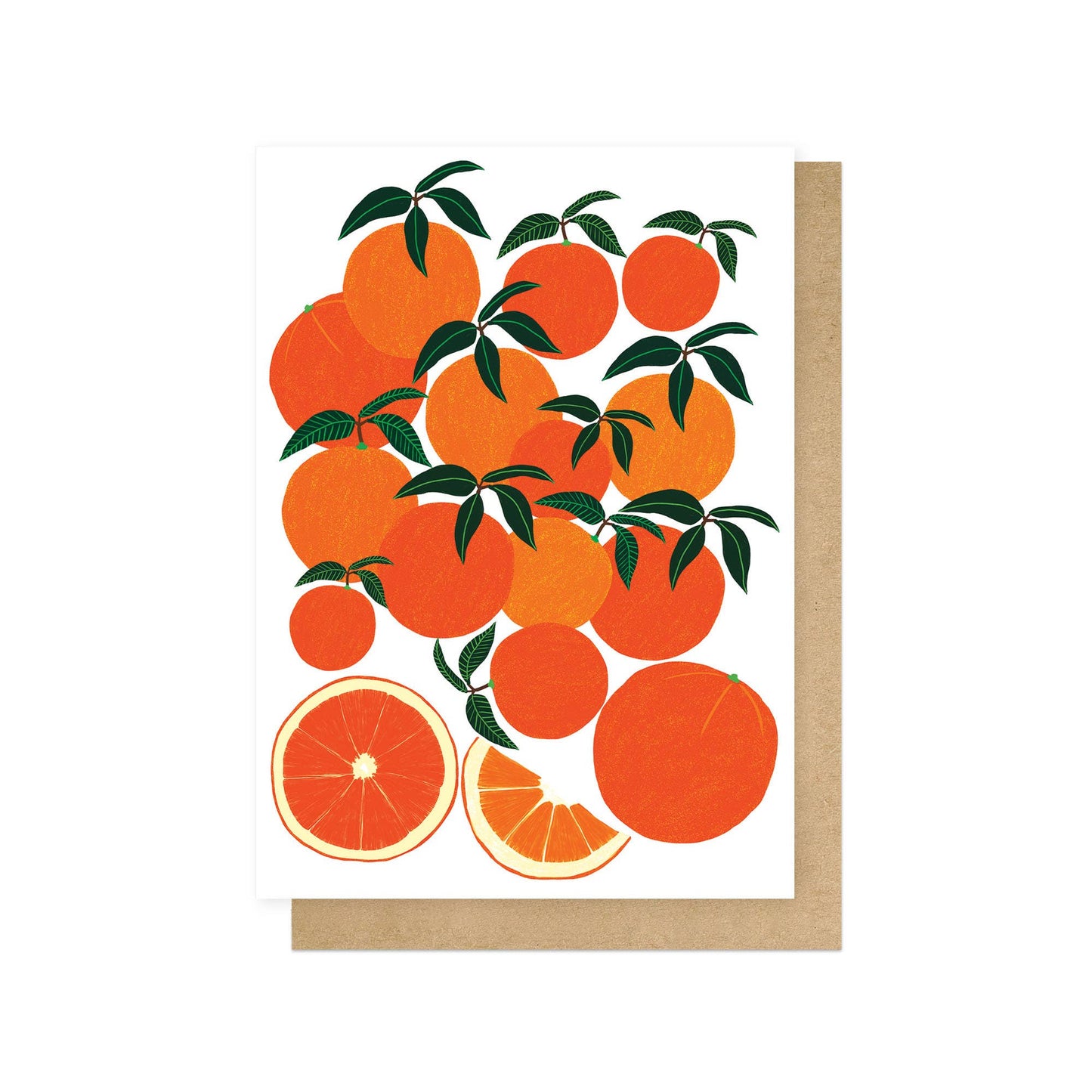 Orange Harvest Greetings Card