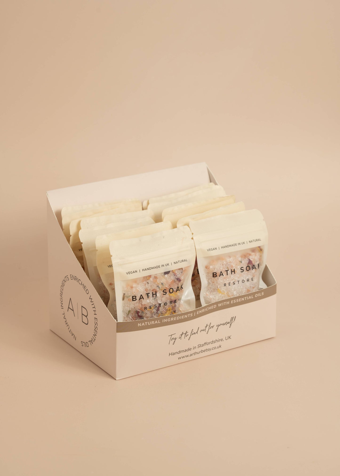 Bath salts pouch, Bath soak, Stocking fillers, Bath salt bag