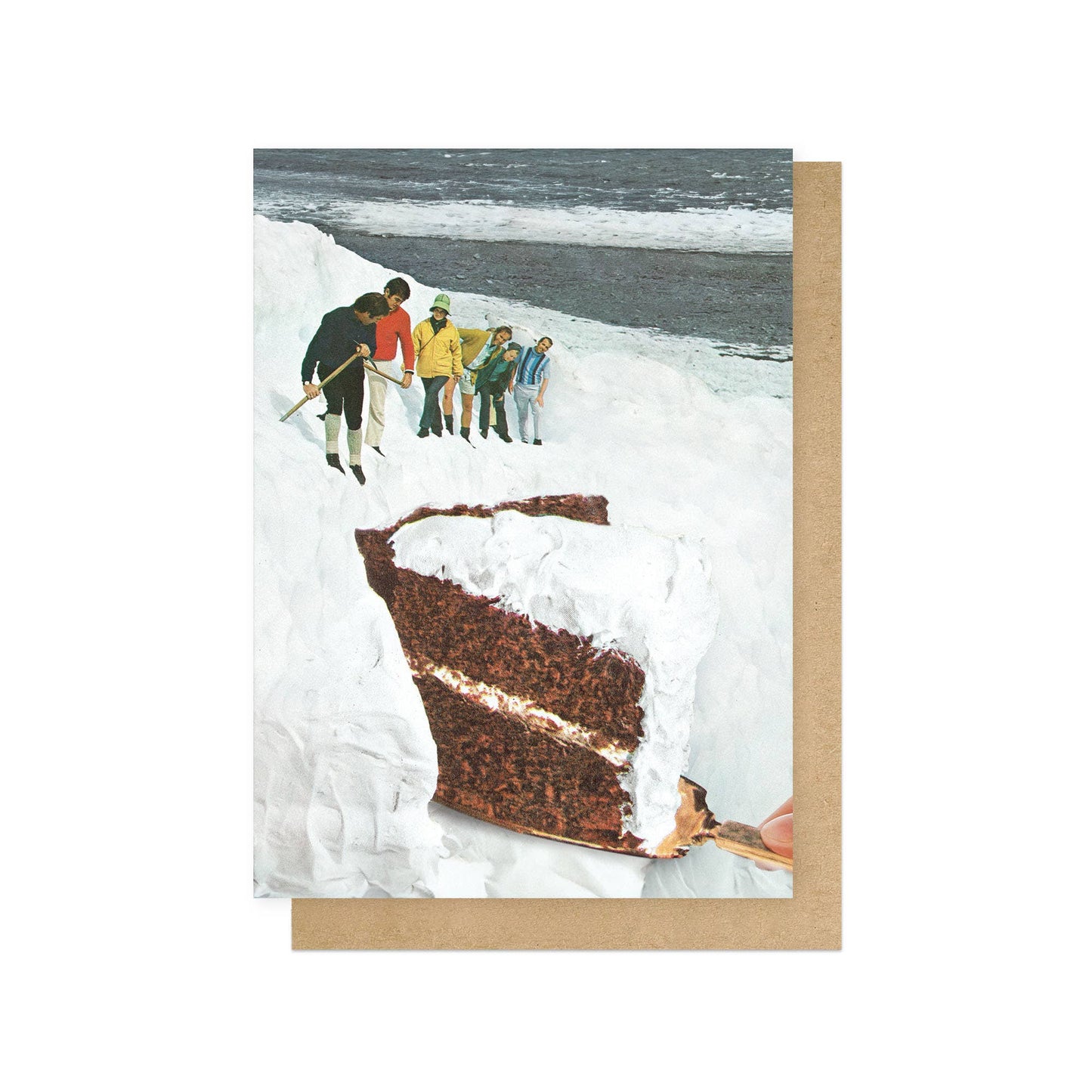 Glacier Calving Cake Greetings Card