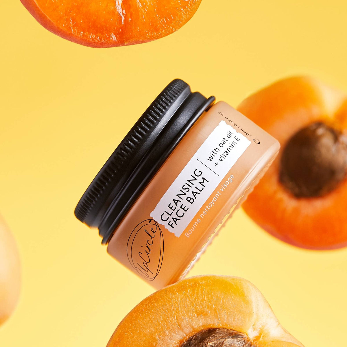 Natural Cleansing Balm Makeup Remover with Oat + Vitamin E