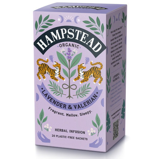 Hampstead Organic Lavender Valerian Tea - (Single - 1x20g)