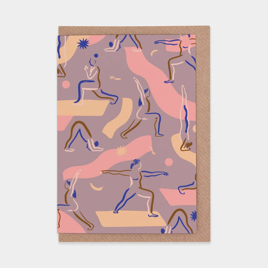 Yoga Greetings Card