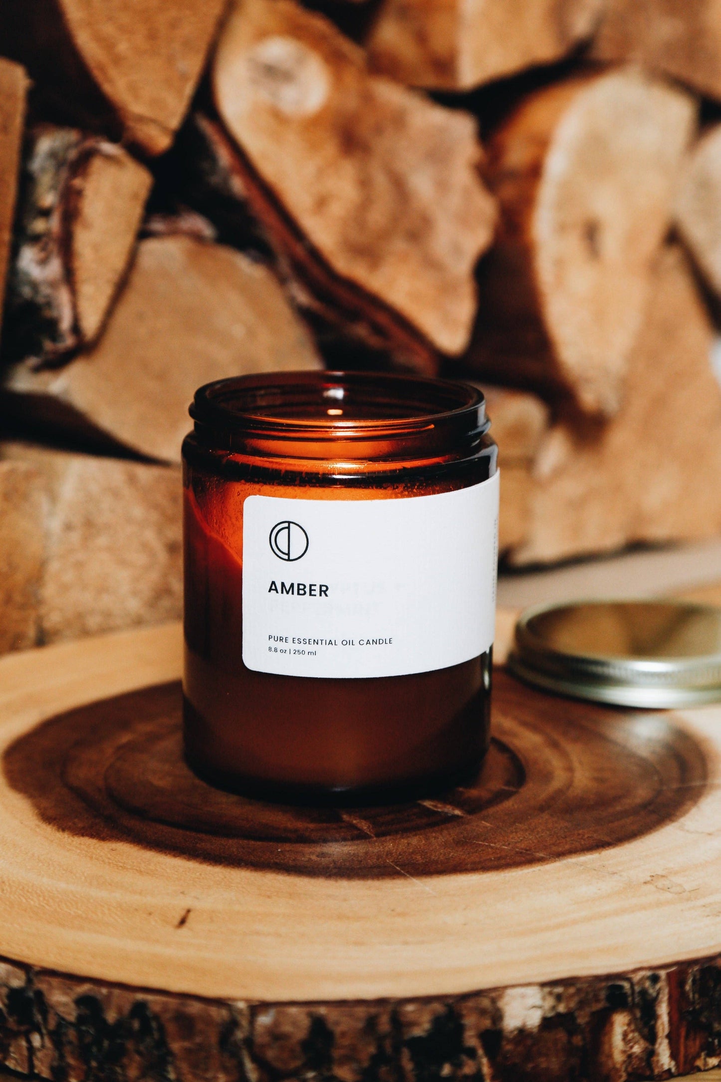 Amber candle