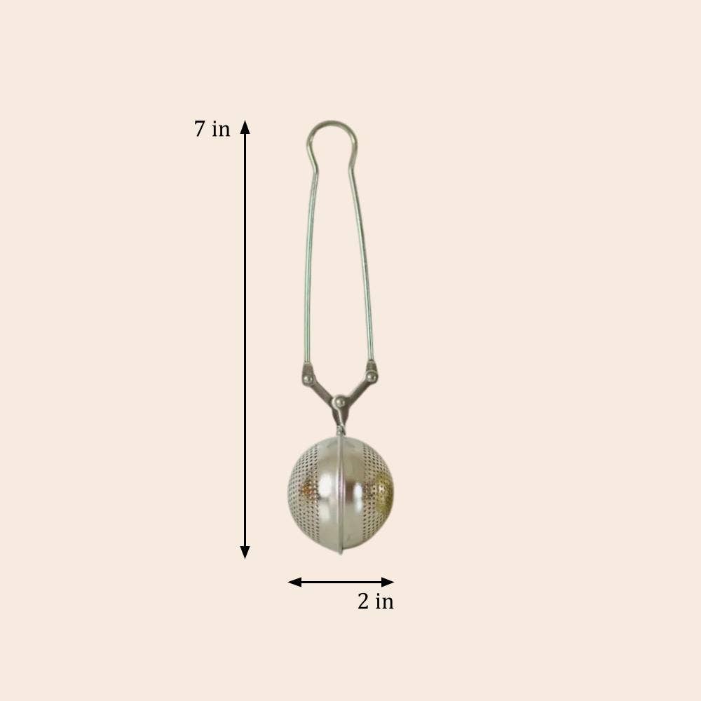 Steel Tea Strainer | Gold or Silver