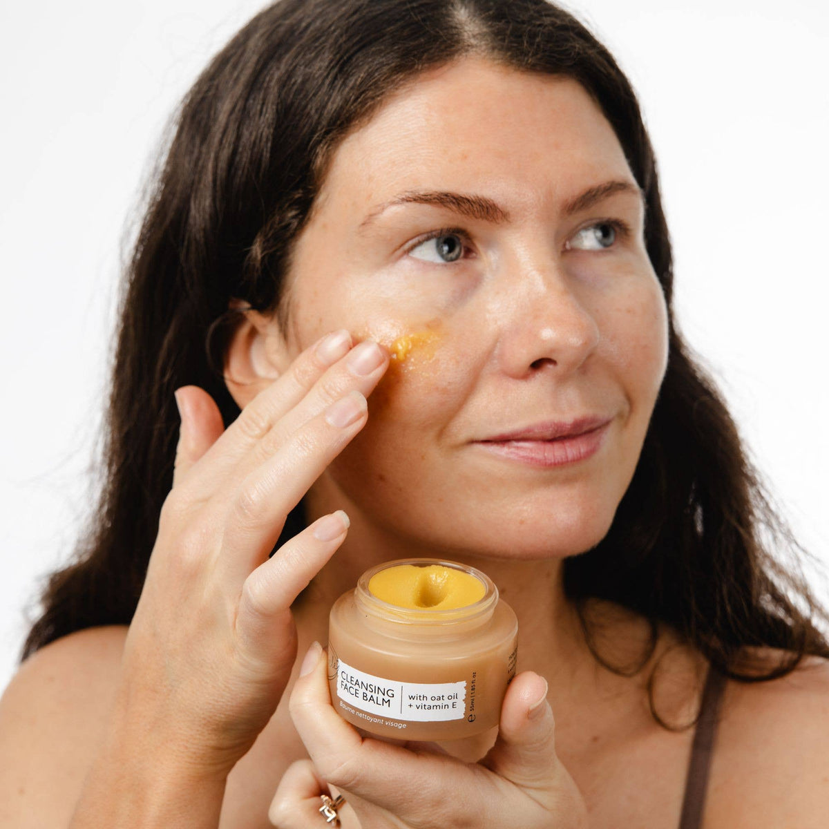Natural Cleansing Balm Makeup Remover with Oat + Vitamin E
