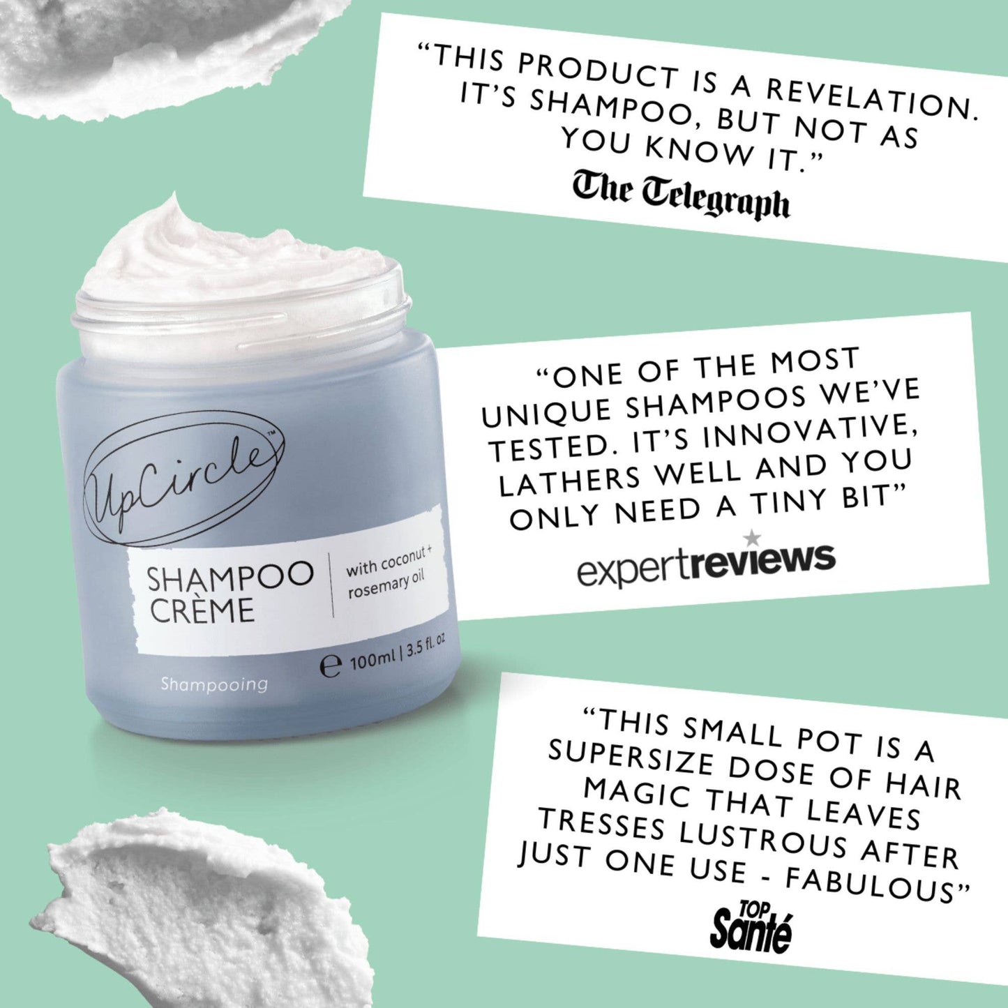 Shampoo Crème with Coconut + Rosemary Oil