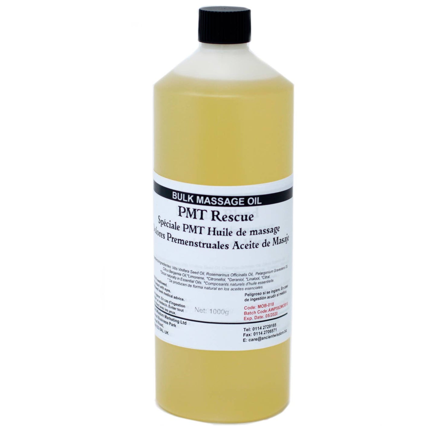 ''PMT Rescue'' Massage Oil / Bath Oil 1L