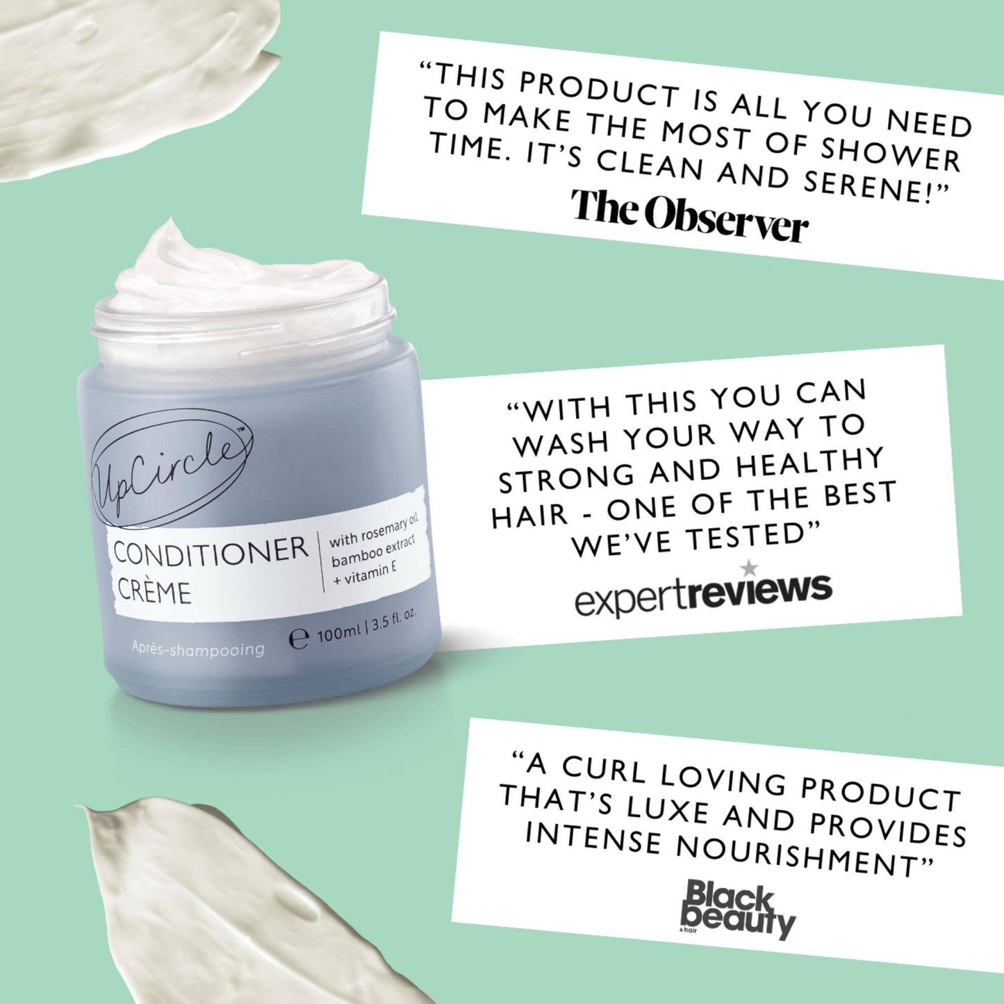 Rosemary + Vitamin E Natural Conditioner Crème