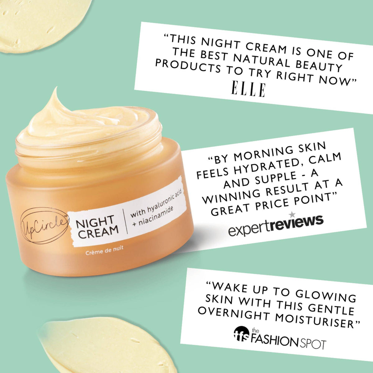 Anti-Ageing Night Cream with Hyaluronic Acid + Niacinamide: 55ml / Standard - £65.97+VAT per Case of 6