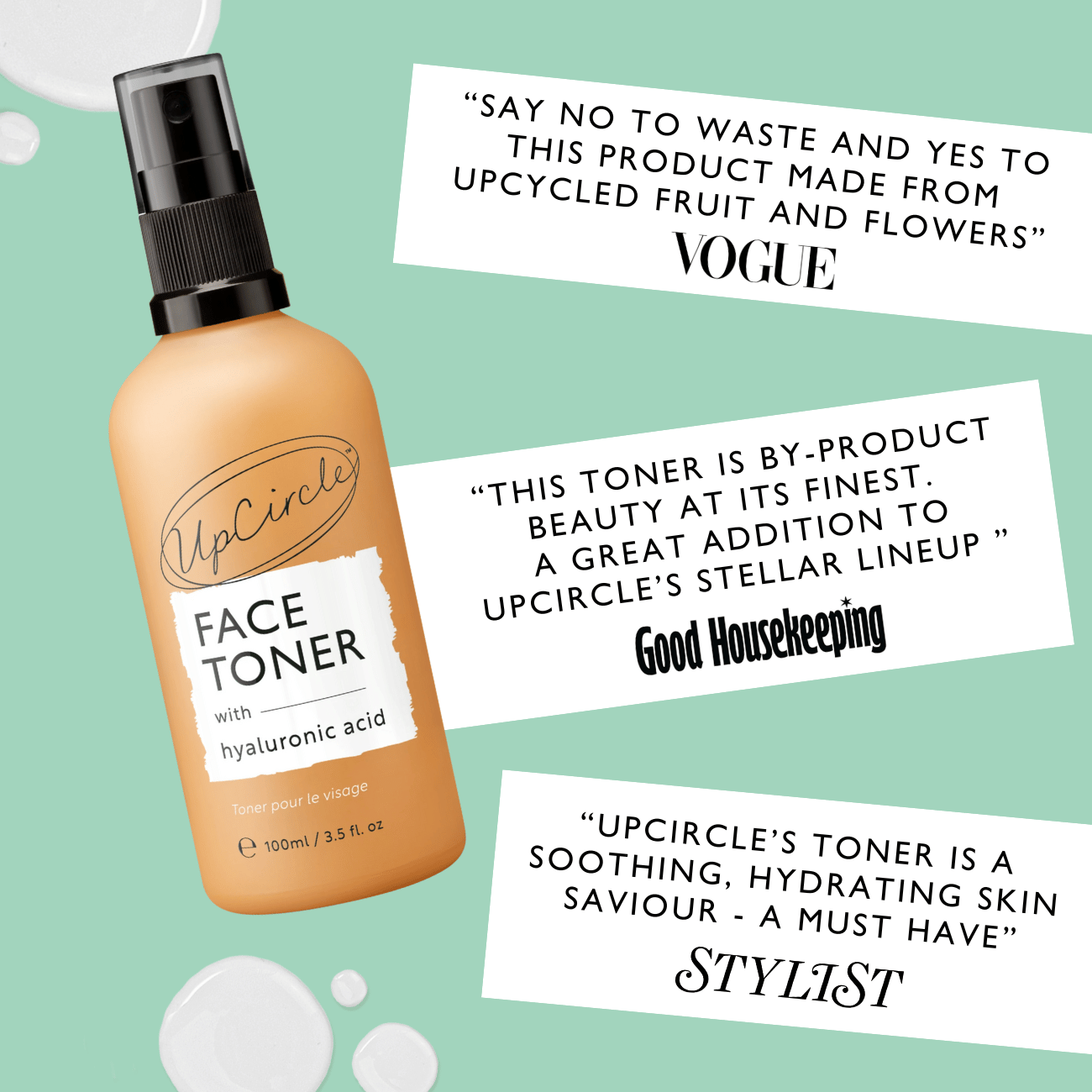 UpCircle Face Toner with Hyaluronic Acid