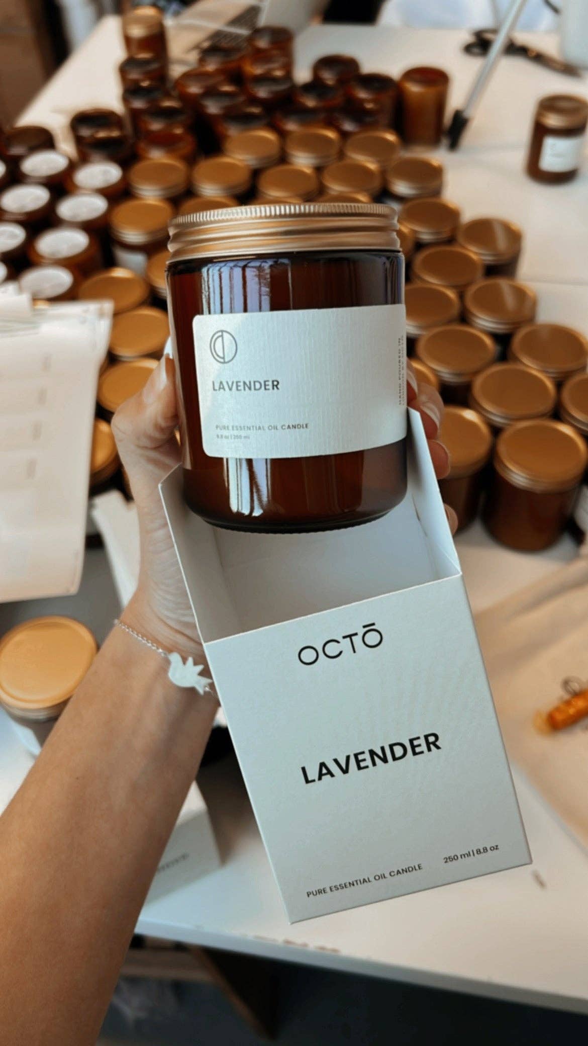 Lavender candle