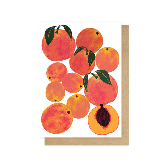 Peach Harvest Greetings Card