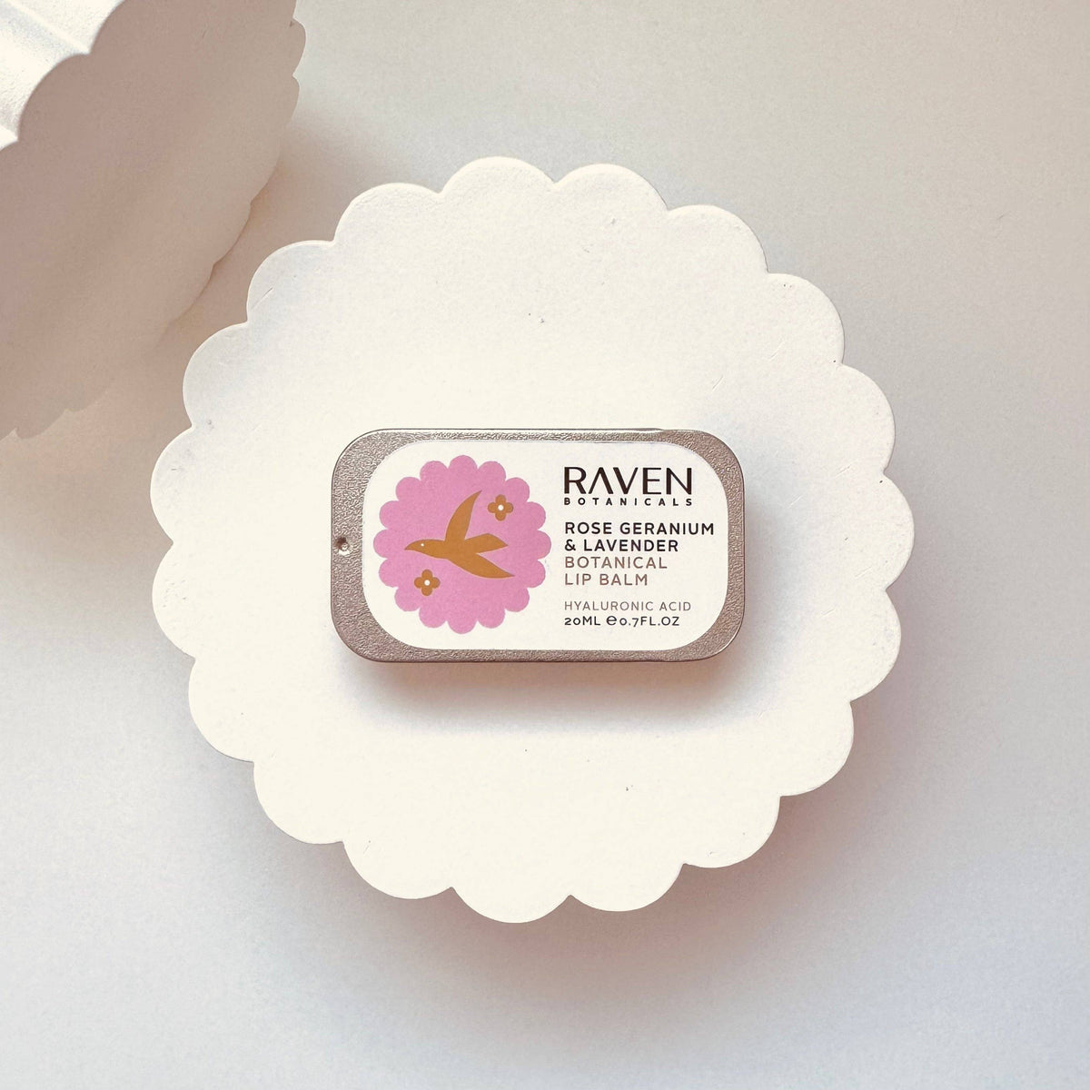 Natural Lip Balm | Rose Geranium & Lavender