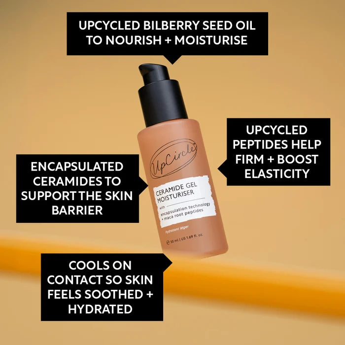 Cooling Gel Moisturiser with Ceramides + Maca Root Peptides