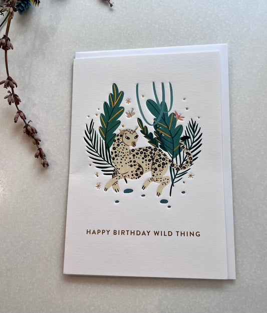 Large Card - Happy Birthday Wild Thing