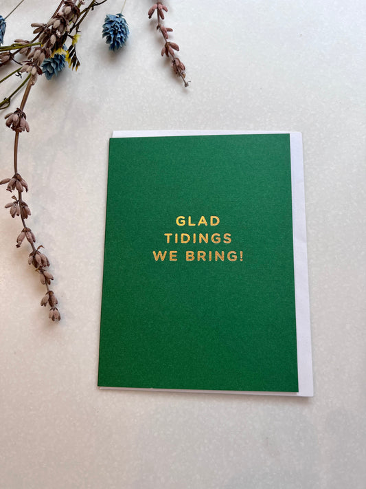 Small Card - Glad Tidings We Bring