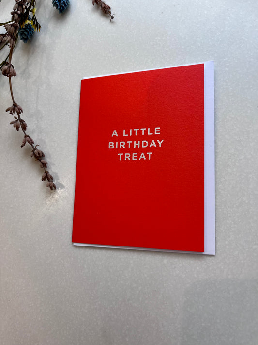 Small Card - A Little Birthday Treat