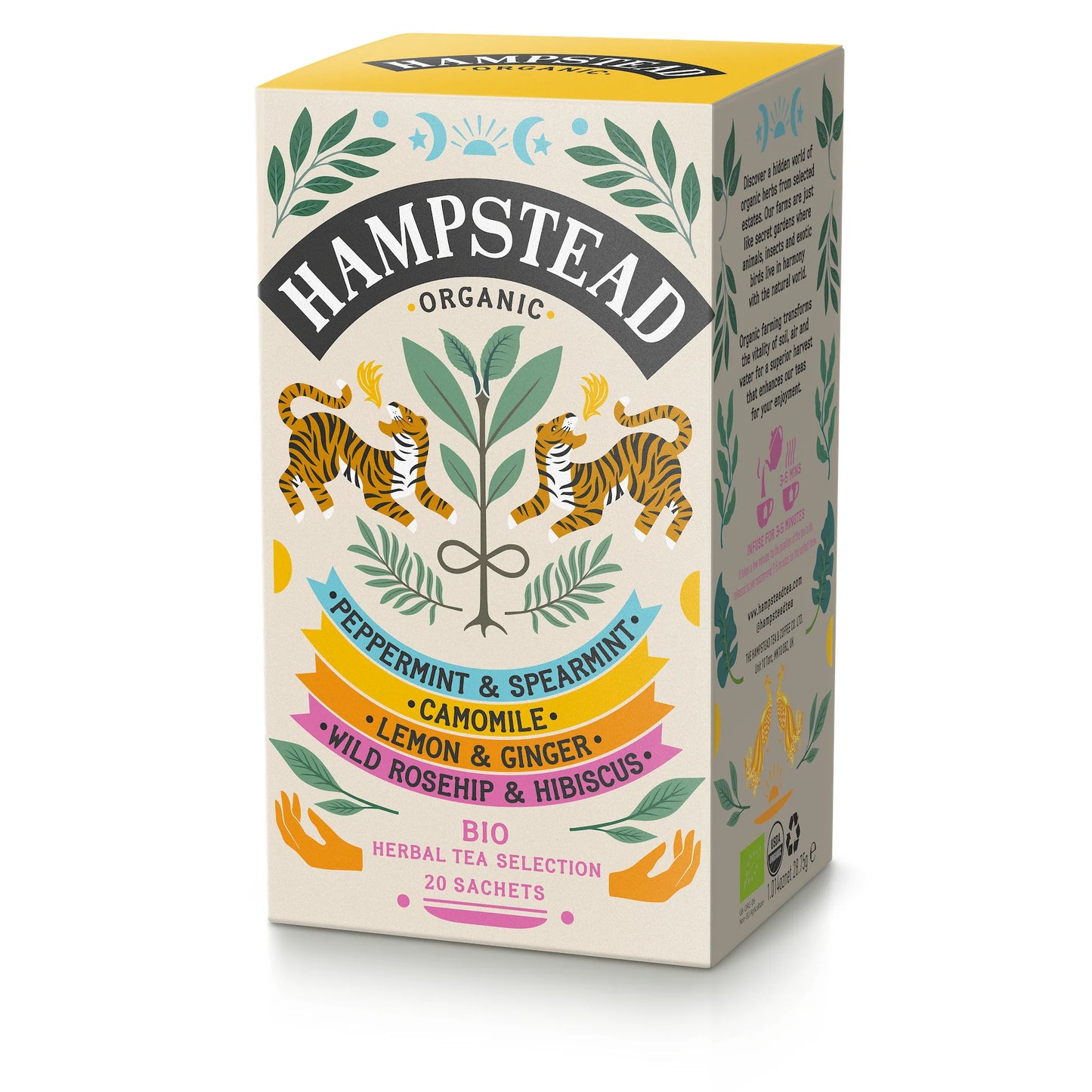 Hampstead Organic Herbal Tea Selection