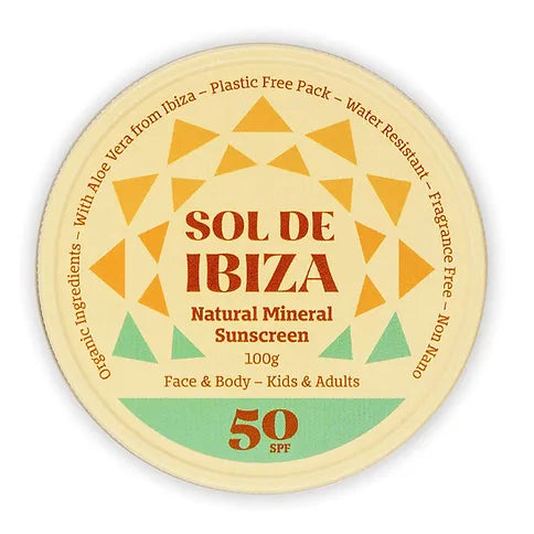 Natural Mineral Sunscreen SPF50 Face & Body Plastic Free Tin