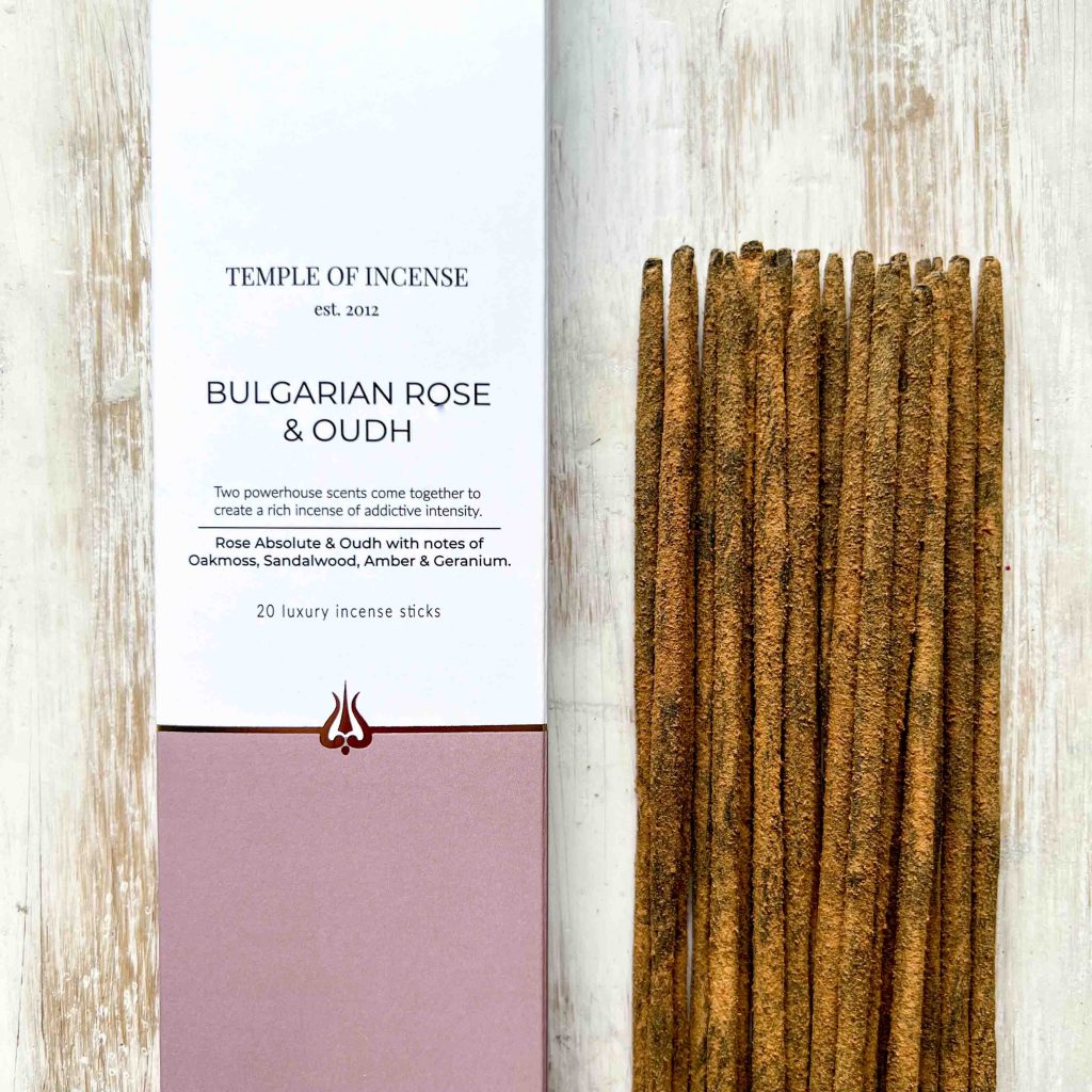 Luxury incense: Bulgarian rose & Oudh