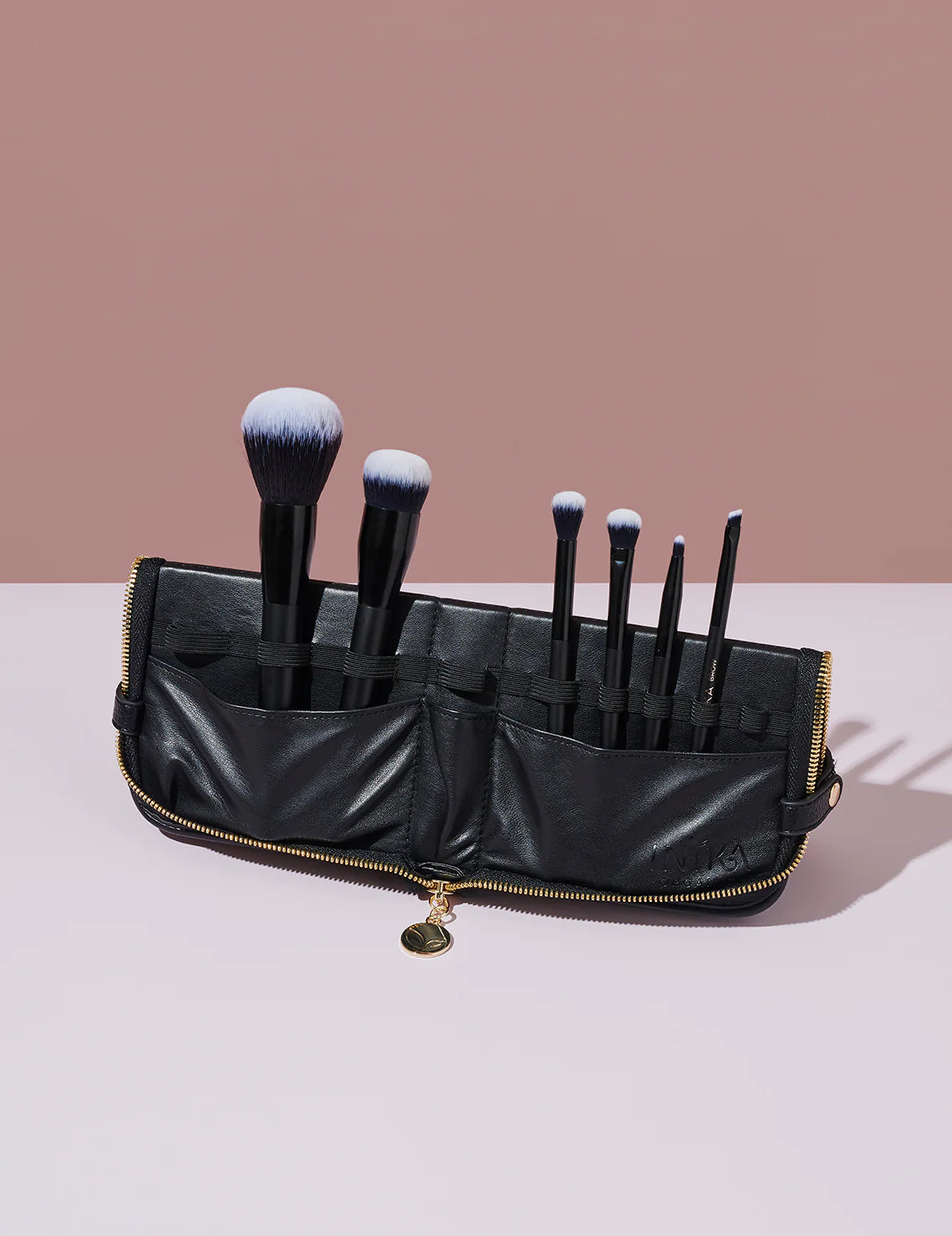 Vegan Brush Case 6pc set