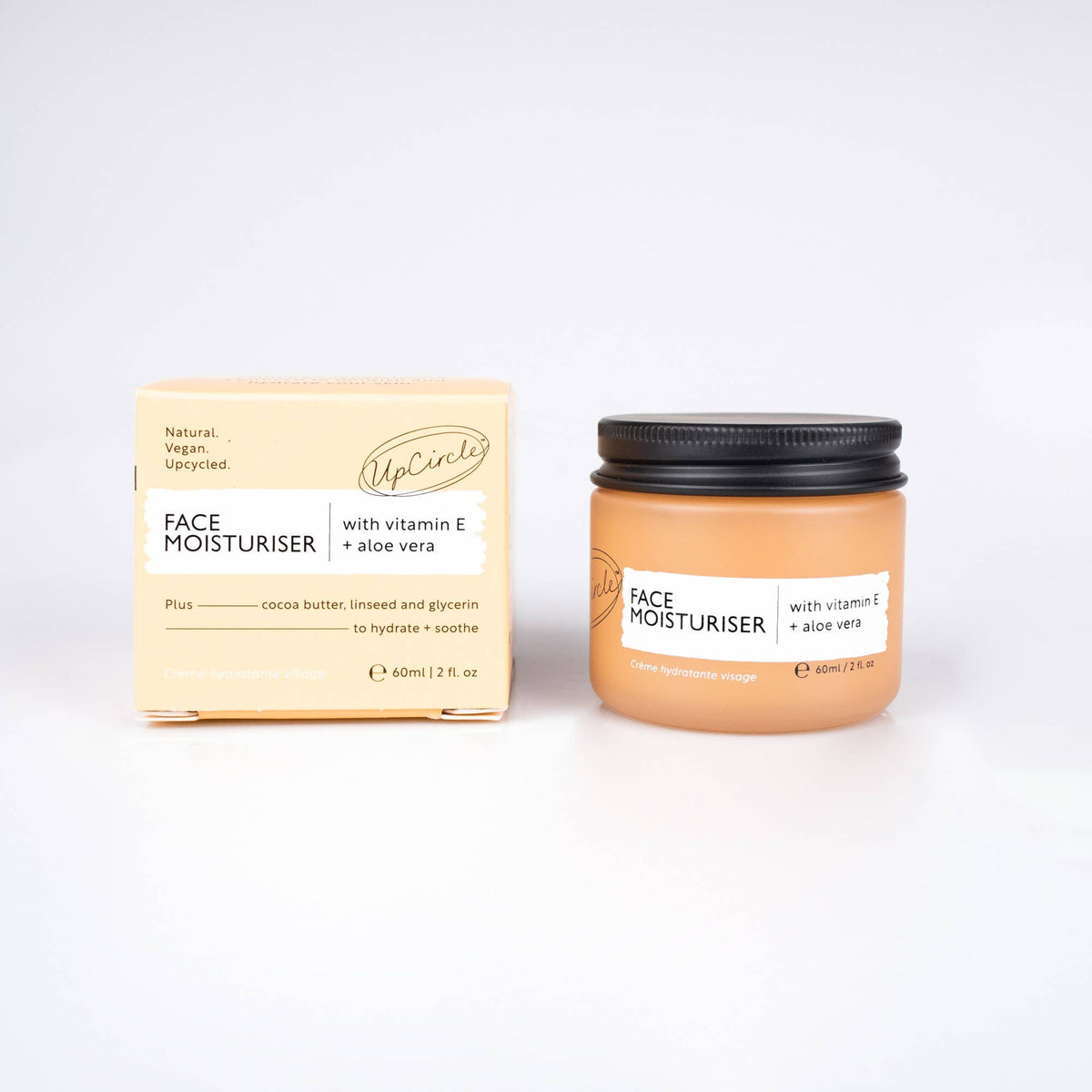 Face Moisturiser with Vitamin E + Aloe Vera - Eco Day Cream: 60ml / Standard - £65.97+VAT per Case of 6