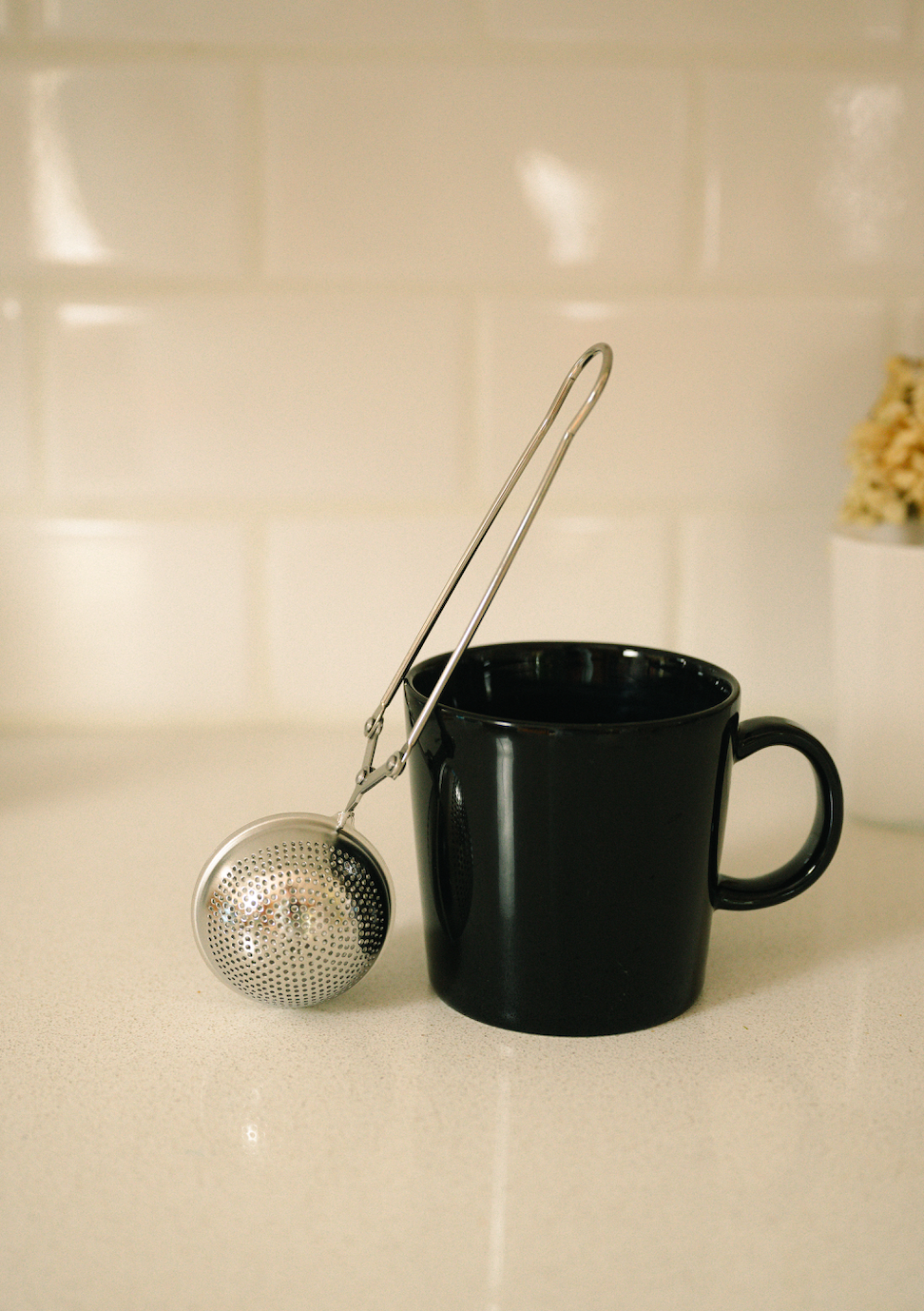 Steel Tea Strainer | Gold or Silver