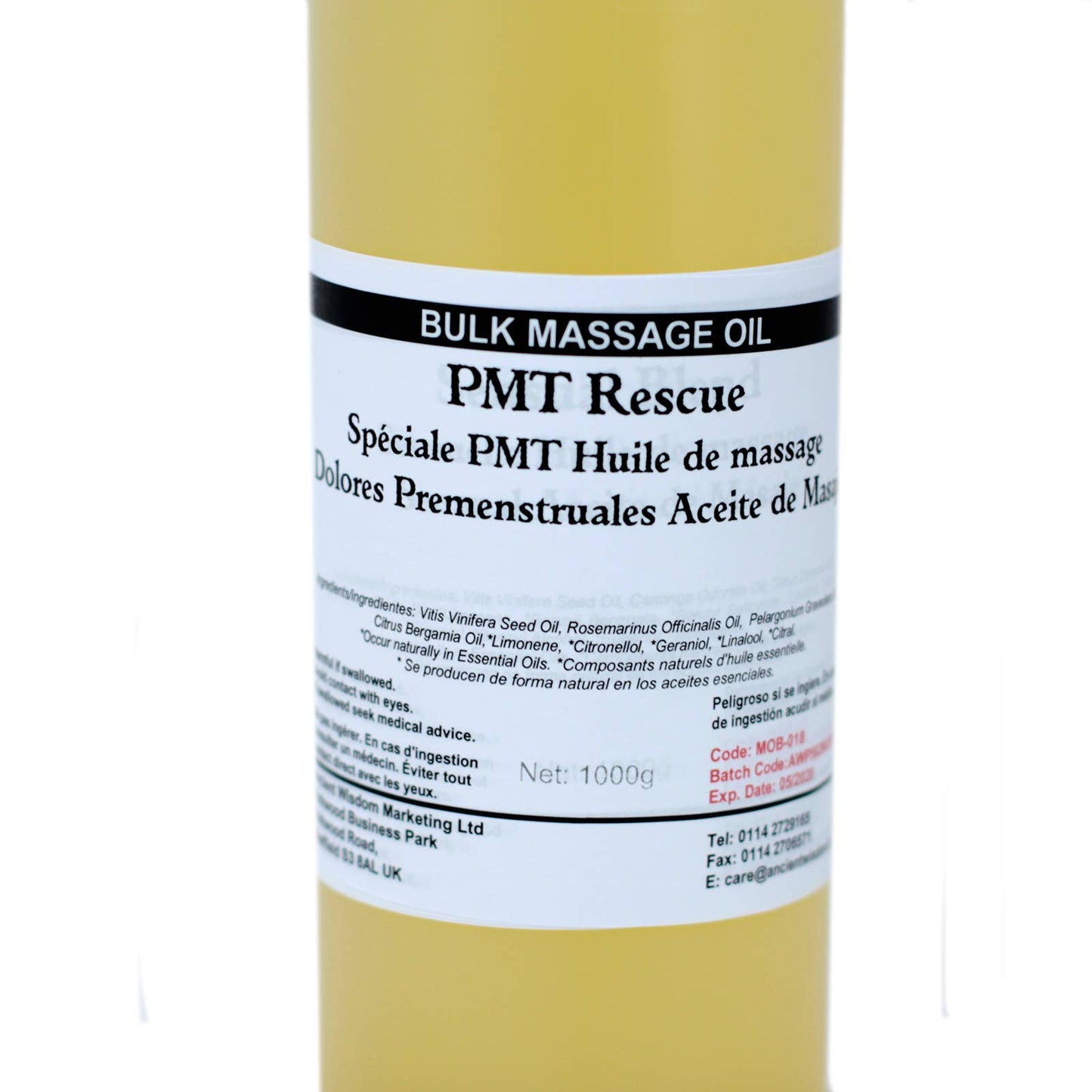 ''PMT Rescue'' Massage Oil / Bath Oil 1L