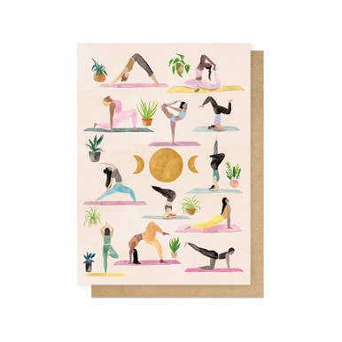Yogis Greetings Card