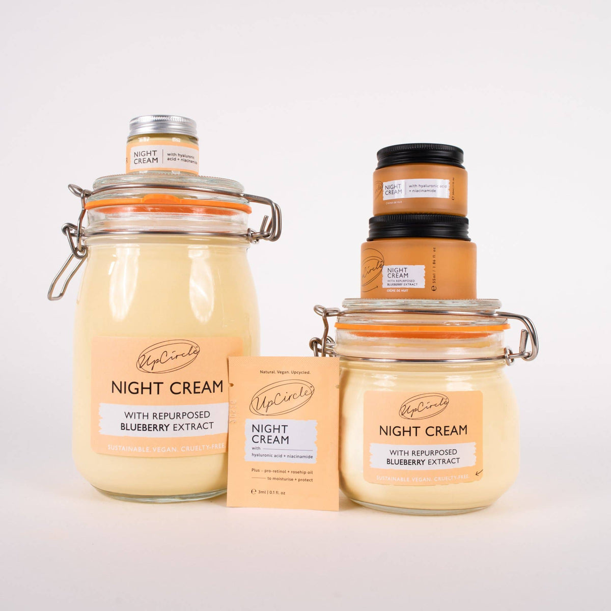 Anti-Ageing Night Cream with Hyaluronic Acid + Niacinamide: 55ml / Standard - £65.97+VAT per Case of 6