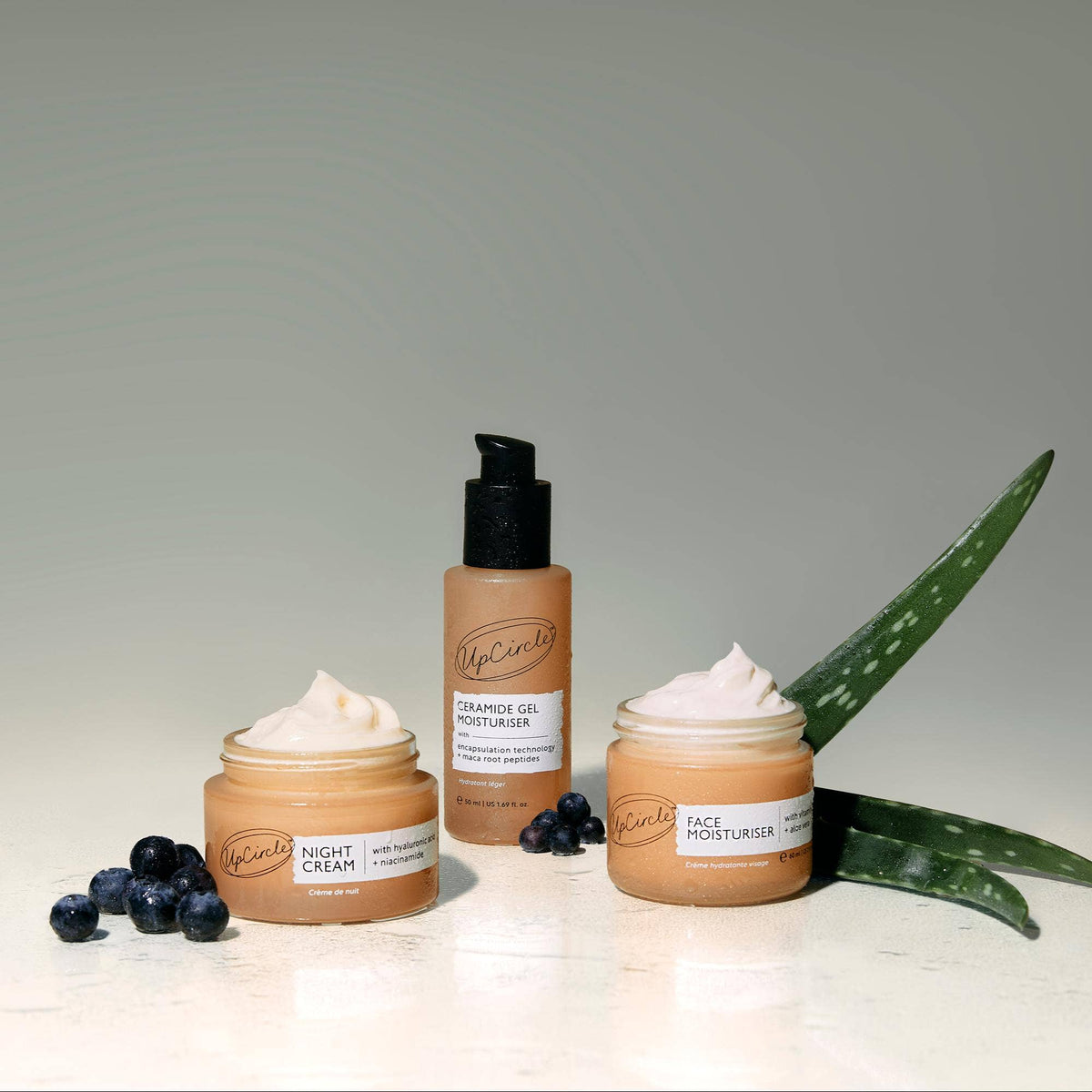 Cooling Gel Moisturiser with Ceramides + Maca Root Peptides