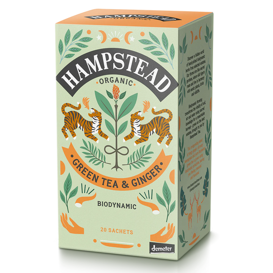 Hampstead Organic Green Tea & Ginger