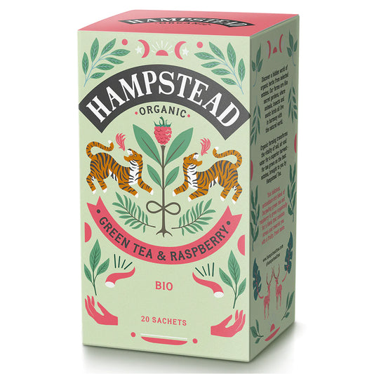 Hampstead Organic Green Tea and Raspberry