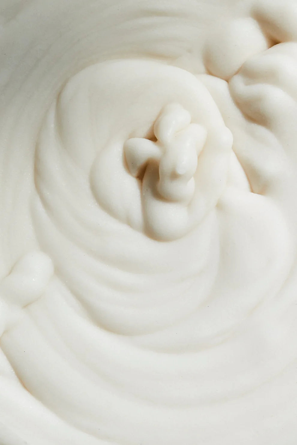 close up of the texture of set magnesium buetter